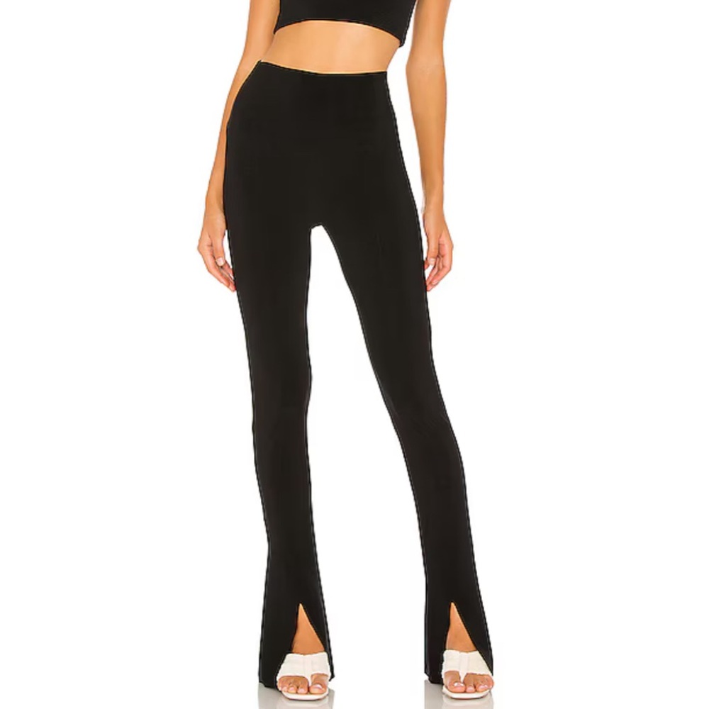Norma Kamali Black High-Waisted Pants